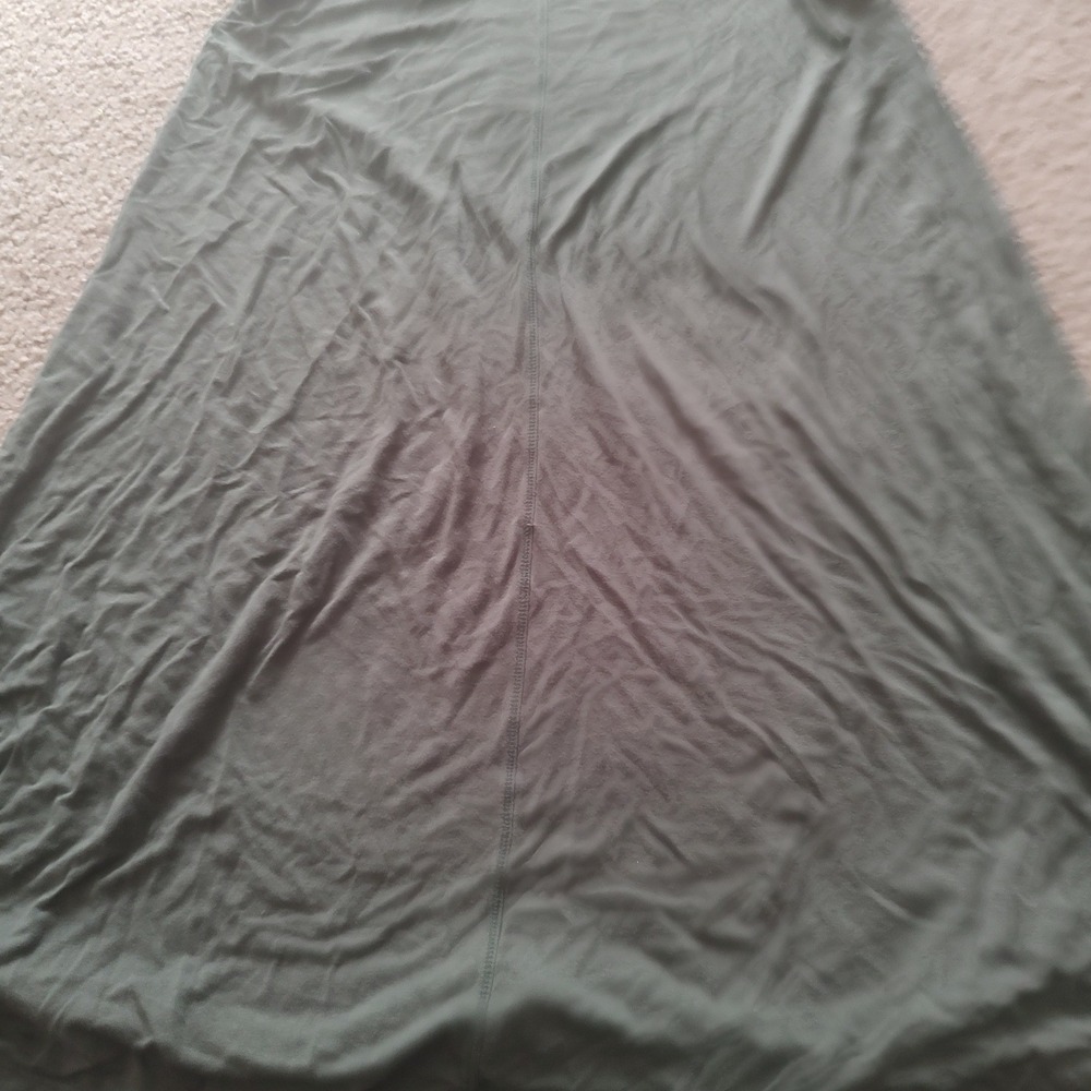 Time and Tru Olive Green Maxi Skirt Size S